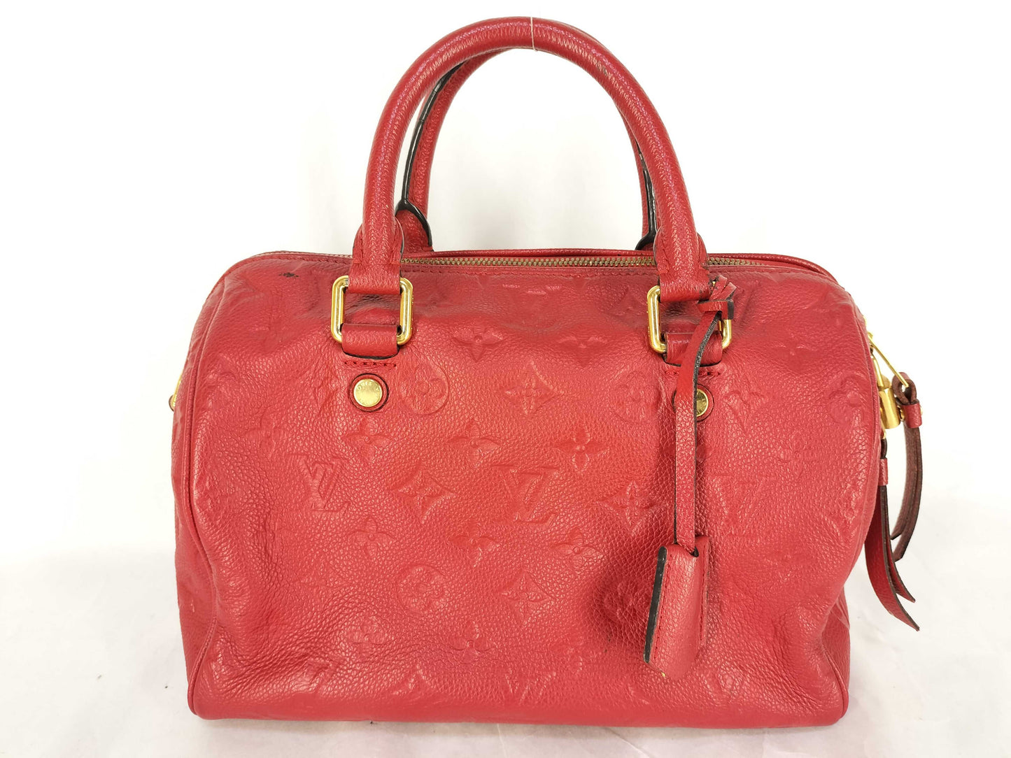 LOUIS VUITTON AH2184 Monogram Empreinte Louis Vuitton Empreinte Speedy 25 Boston Bag