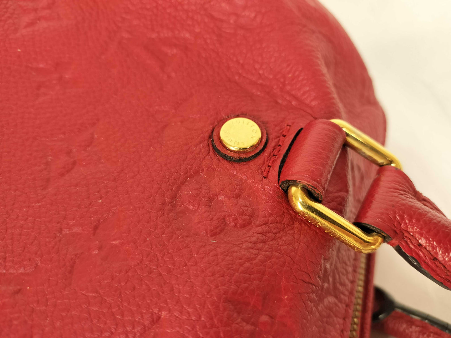 LOUIS VUITTON AH2184 Monogram Empreinte Louis Vuitton Empreinte Speedy 25 Boston Bag