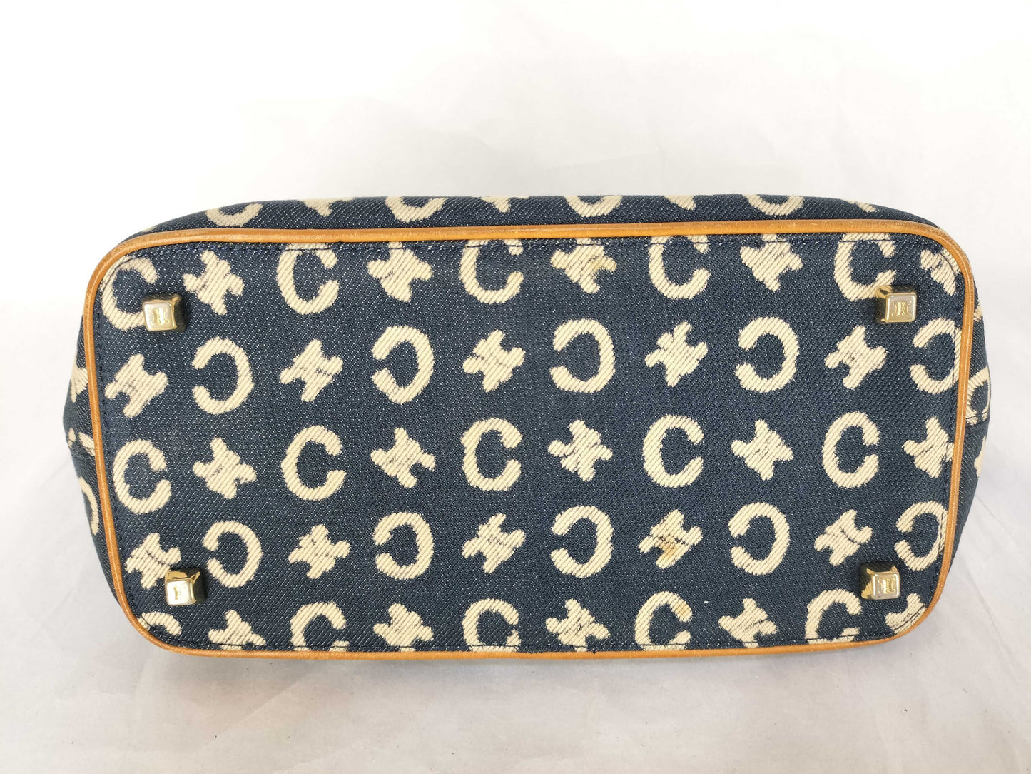CELINE Macadam Denim Accessory Pouch