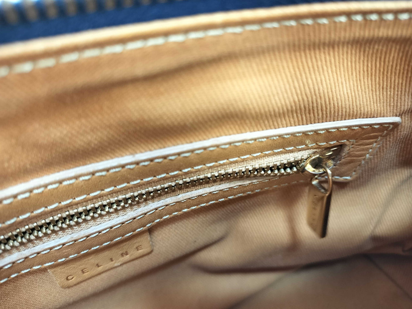 CELINE Macadam Denim Accessory Pouch