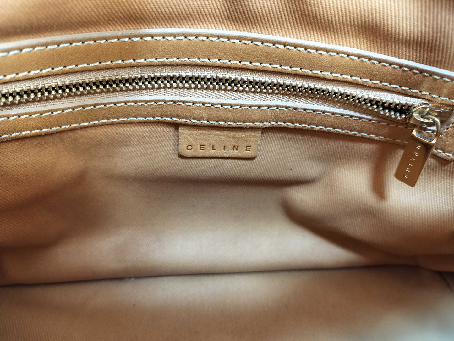 CELINE Macadam Denim Accessory Pouch