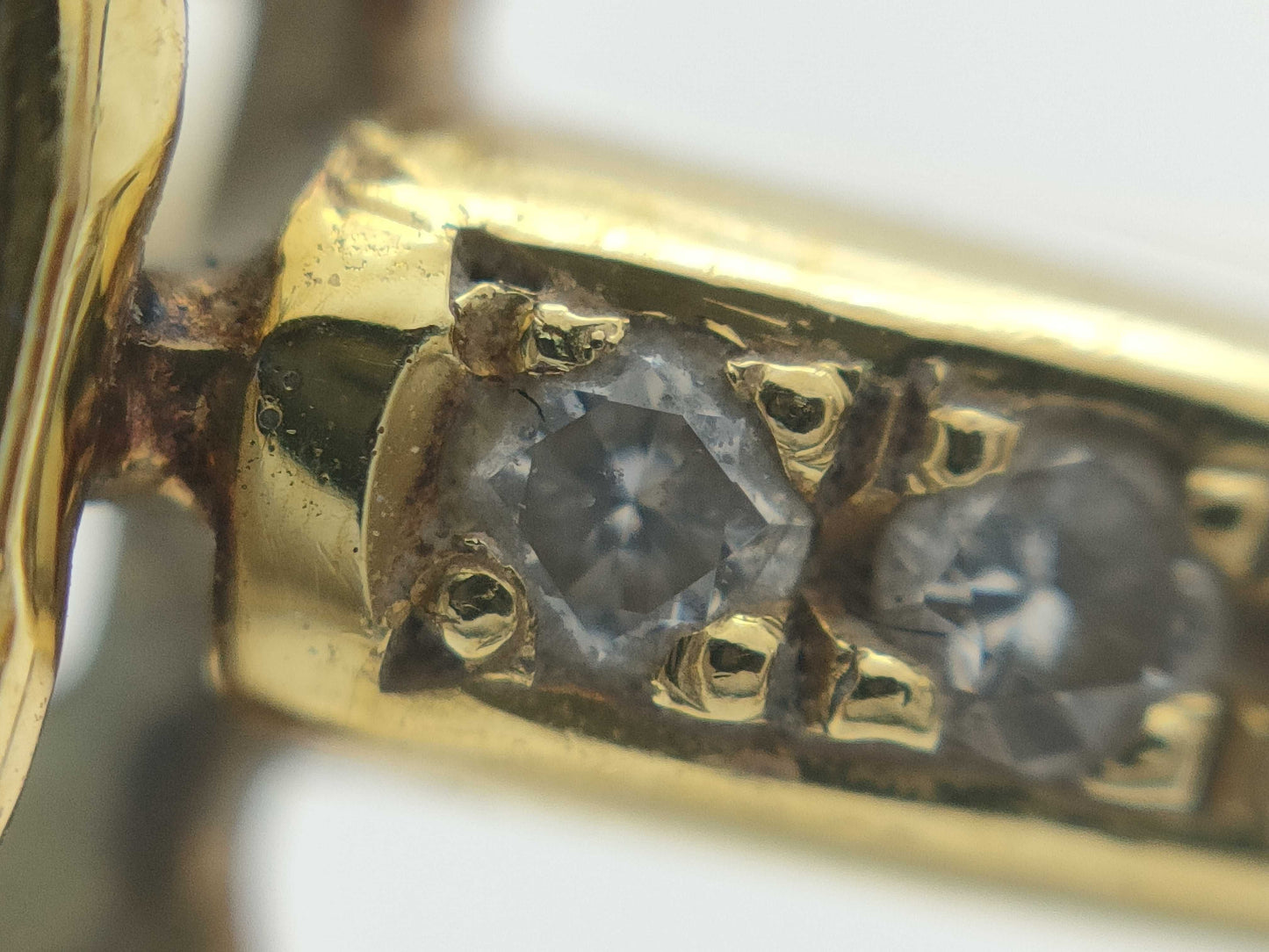 S2.24ct D0.10ct K18 4.6g Ring