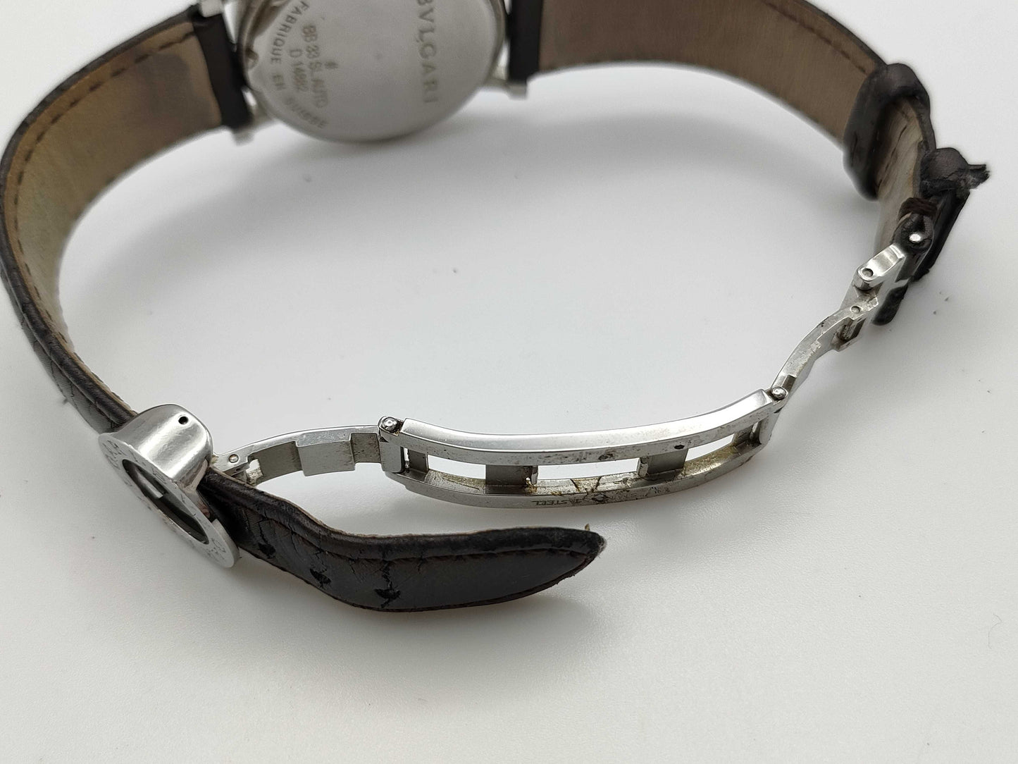 BVLGARI BB33SL D14882 Automatic Shell Dial Boys' Watch