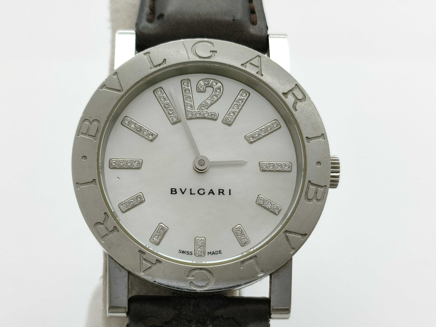 BVLGARI BB33SL D14882 Automatic Shell Dial Boys' Watch