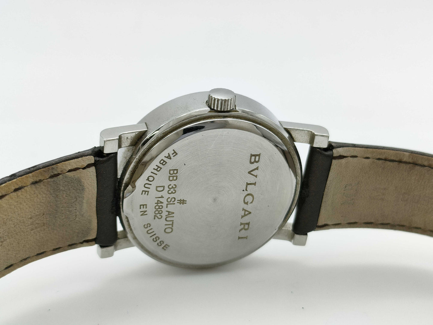 BVLGARI BB33SL D14882 Automatic Shell Dial Boys' Watch