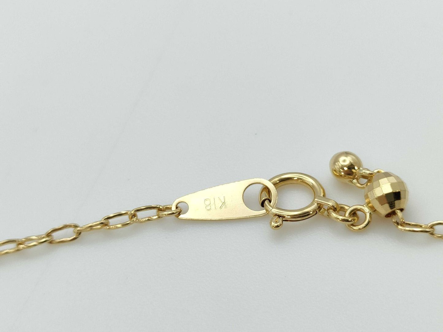 Colored Stone Necklace, 18K Gold, 9.8g