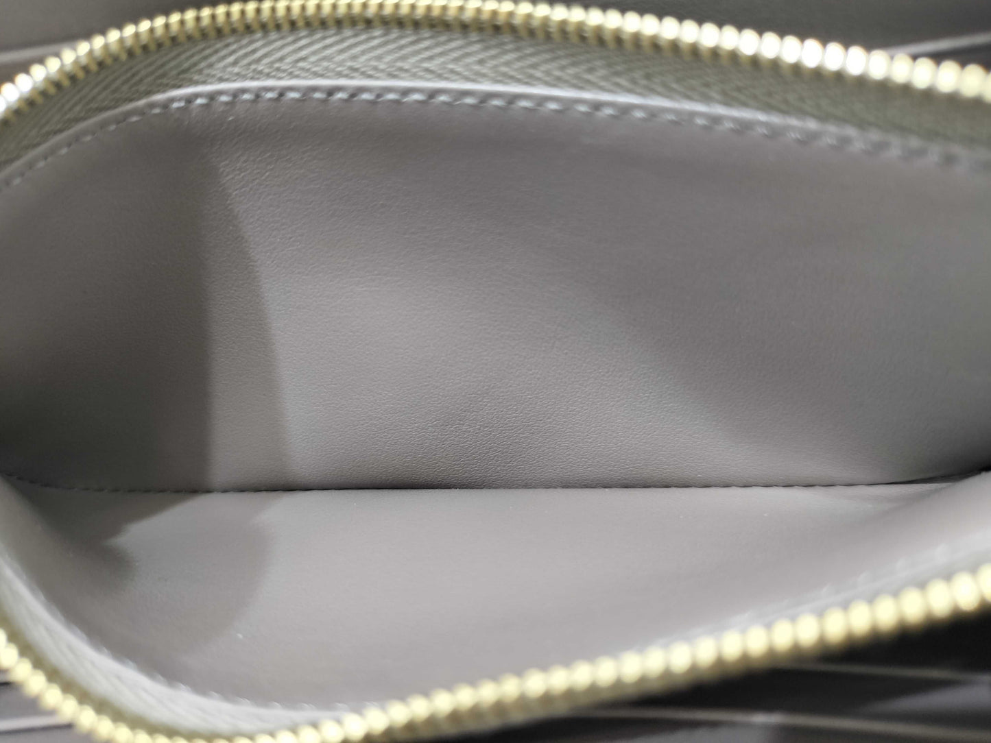 Celine Unused Round Zip Wallet Etoupe Wallet
