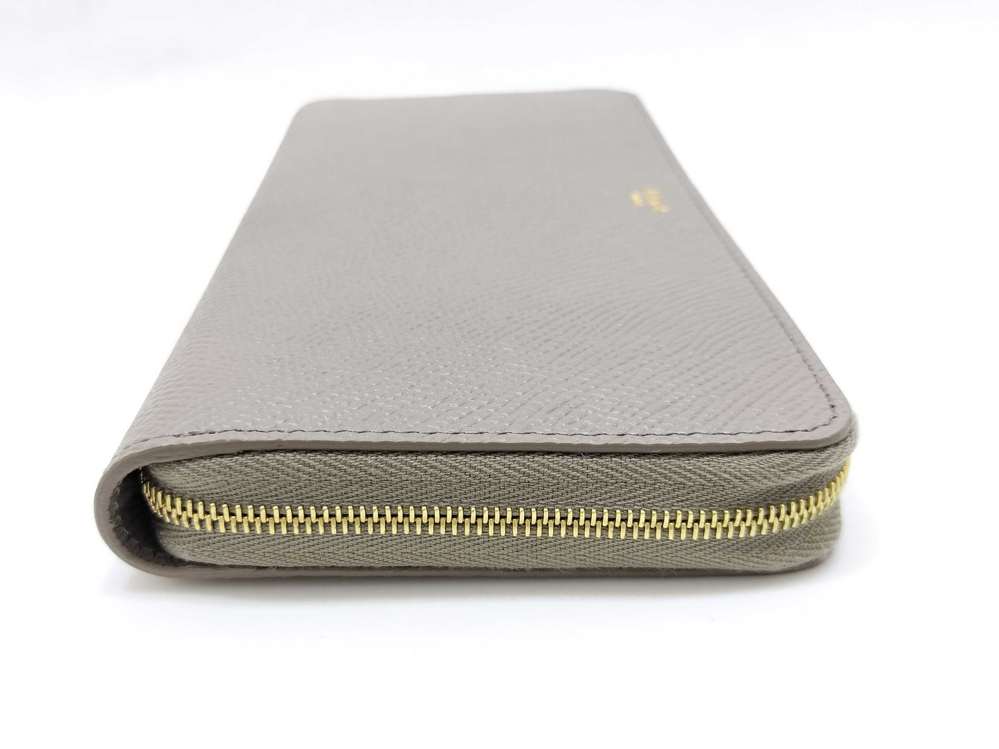 Celine Unused Round Zip Wallet Etoupe Wallet