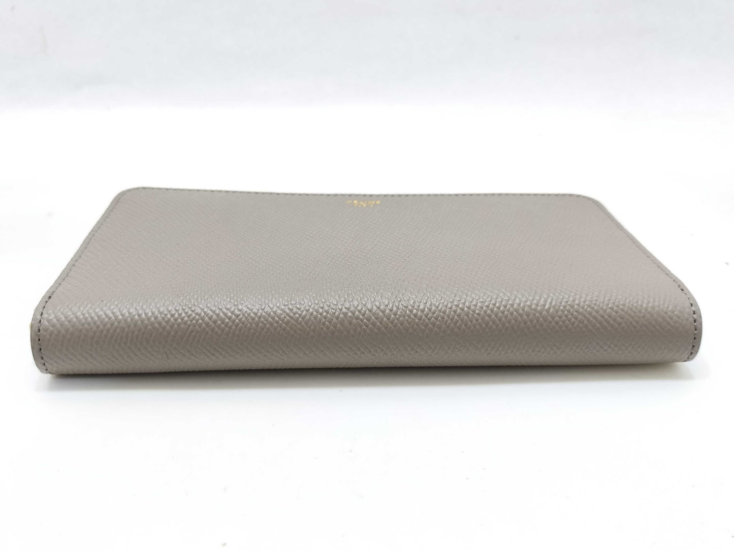 Celine Unused Round Zip Wallet Etoupe Wallet