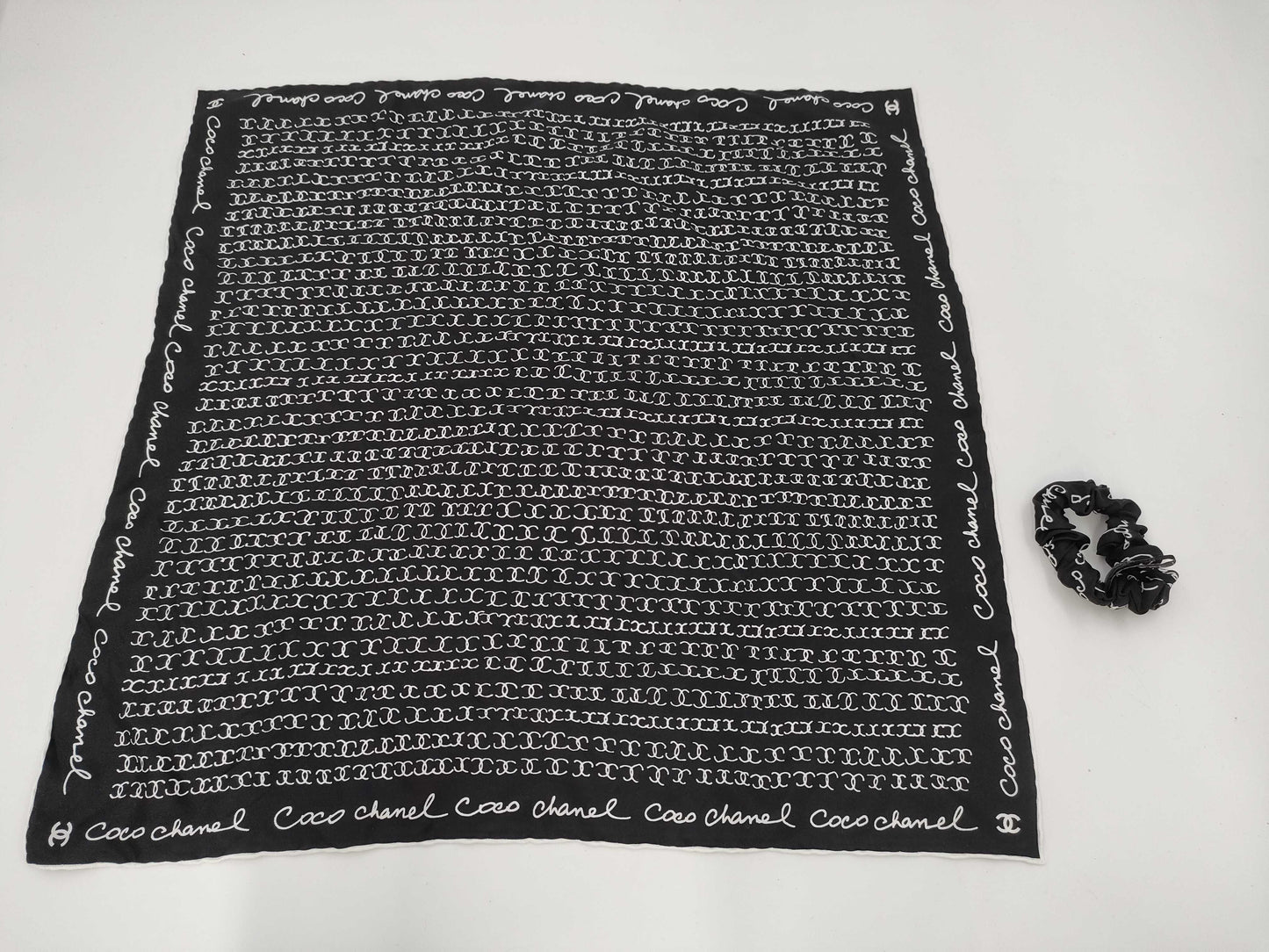 CHANEL Camellia Scarf 22K Coco Mark Other Accessories