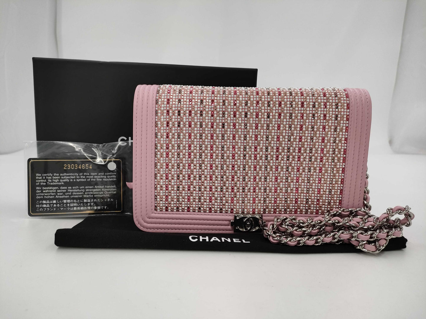 CHANEL Boy Chanel Chain Wallet Shoulder Bag