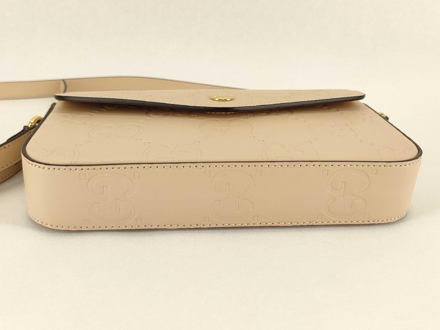 GUCCI GG Unused Shoulder Bag GG Leather Shoulder Bag