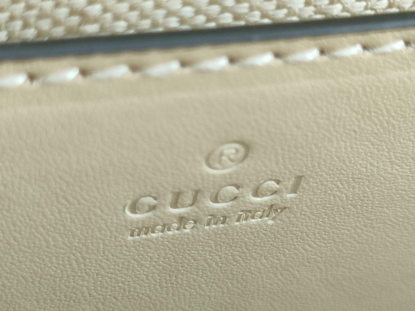 GUCCI GG Unused Shoulder Bag GG Leather Shoulder Bag
