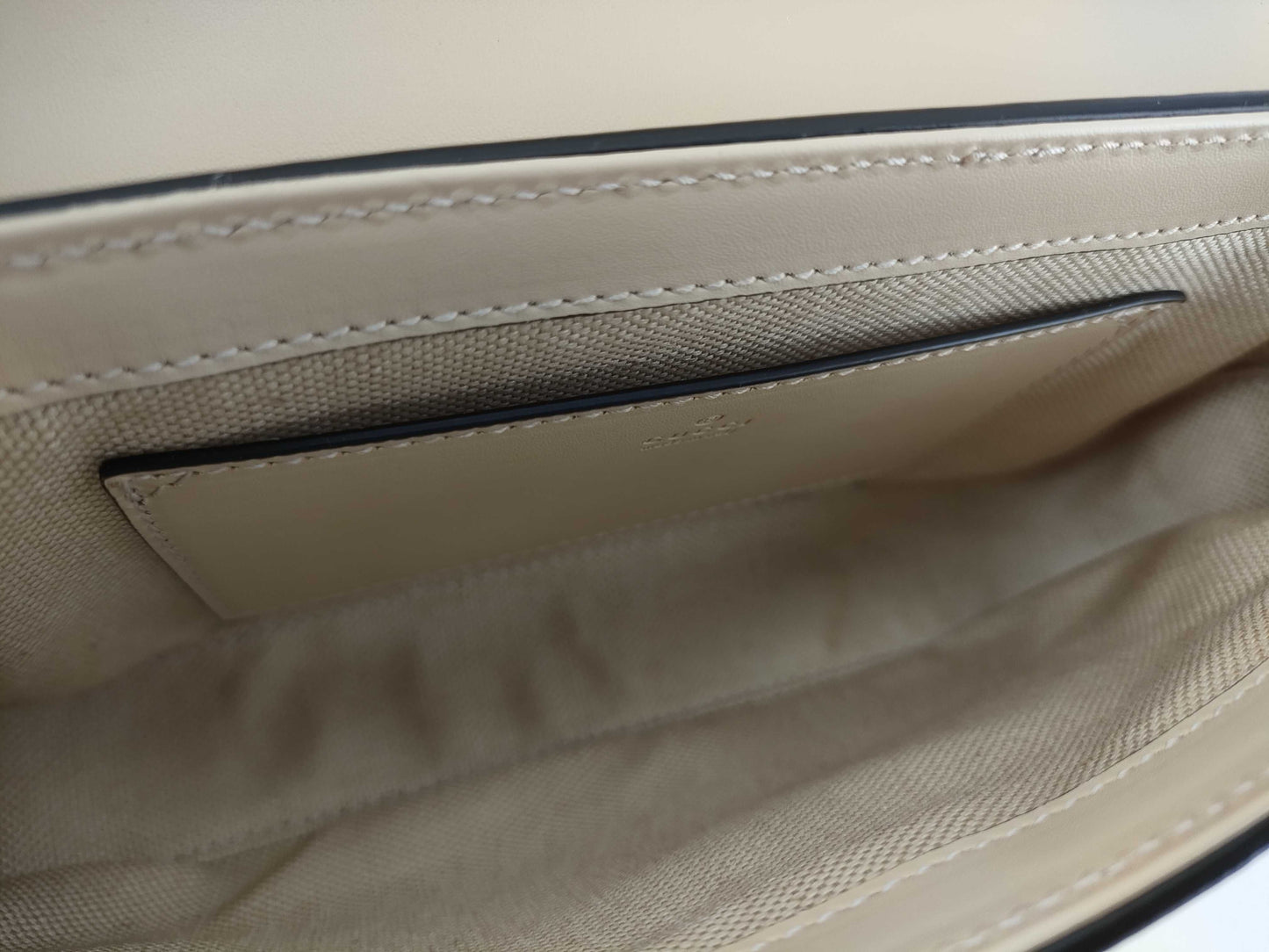 GUCCI GG Unused Shoulder Bag GG Leather Shoulder Bag
