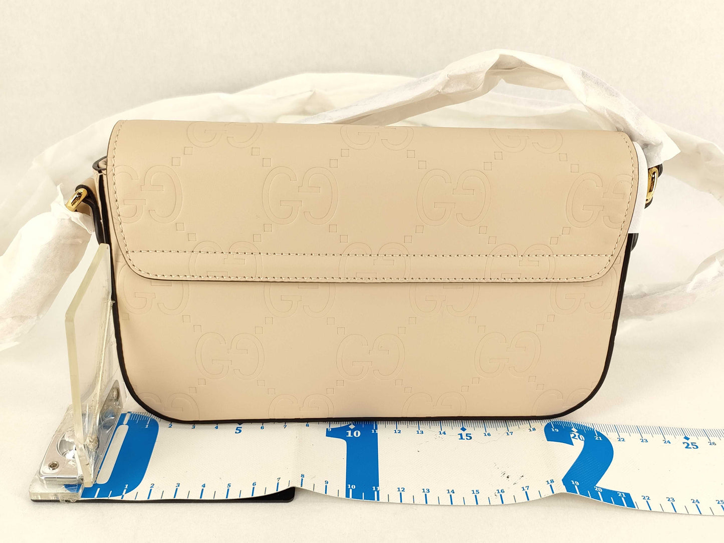GUCCI GG Unused Shoulder Bag GG Leather Shoulder Bag