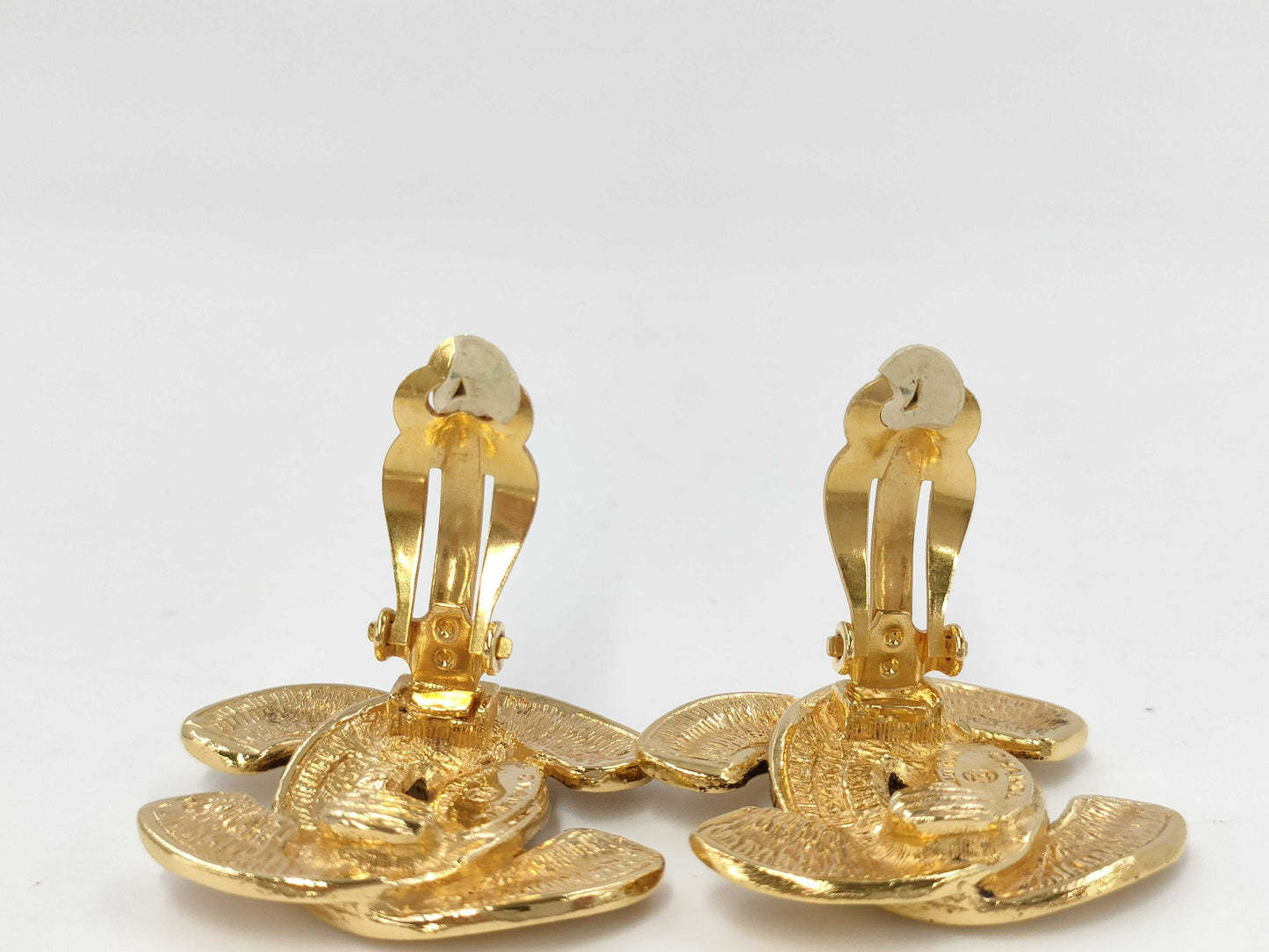CHANEL Coco Mark Matelasse Earrings