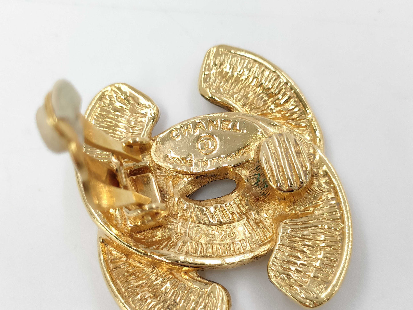 CHANEL Coco Mark Matelasse Earrings