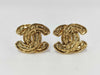 CHANEL Coco Mark Matelasse Earrings