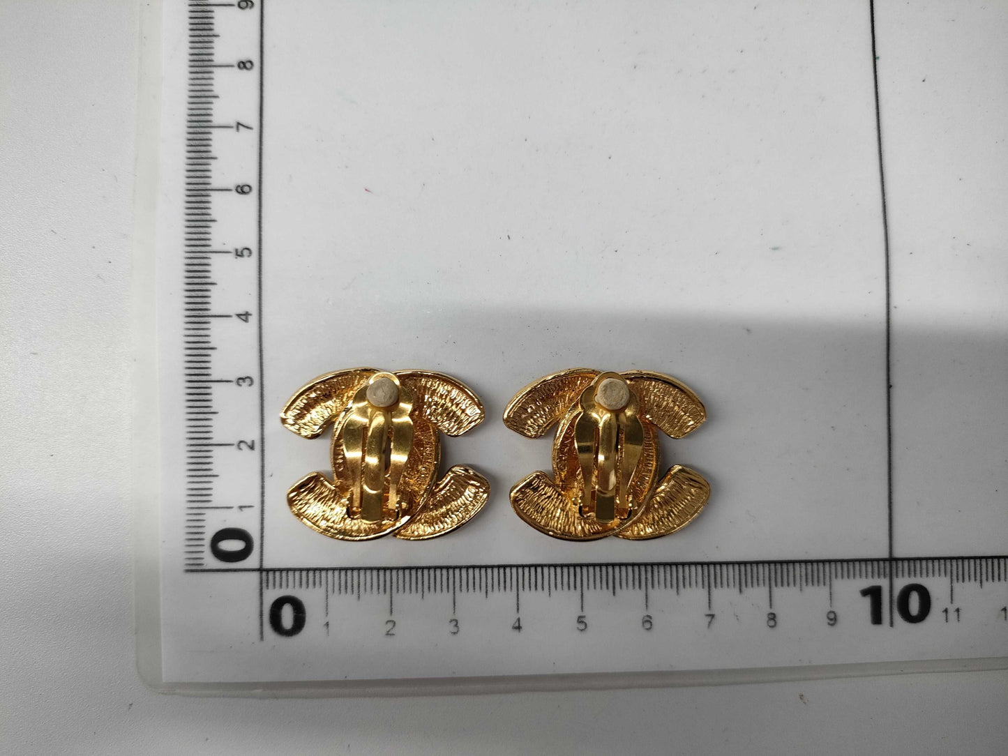 CHANEL Coco Mark Matelasse Earrings
