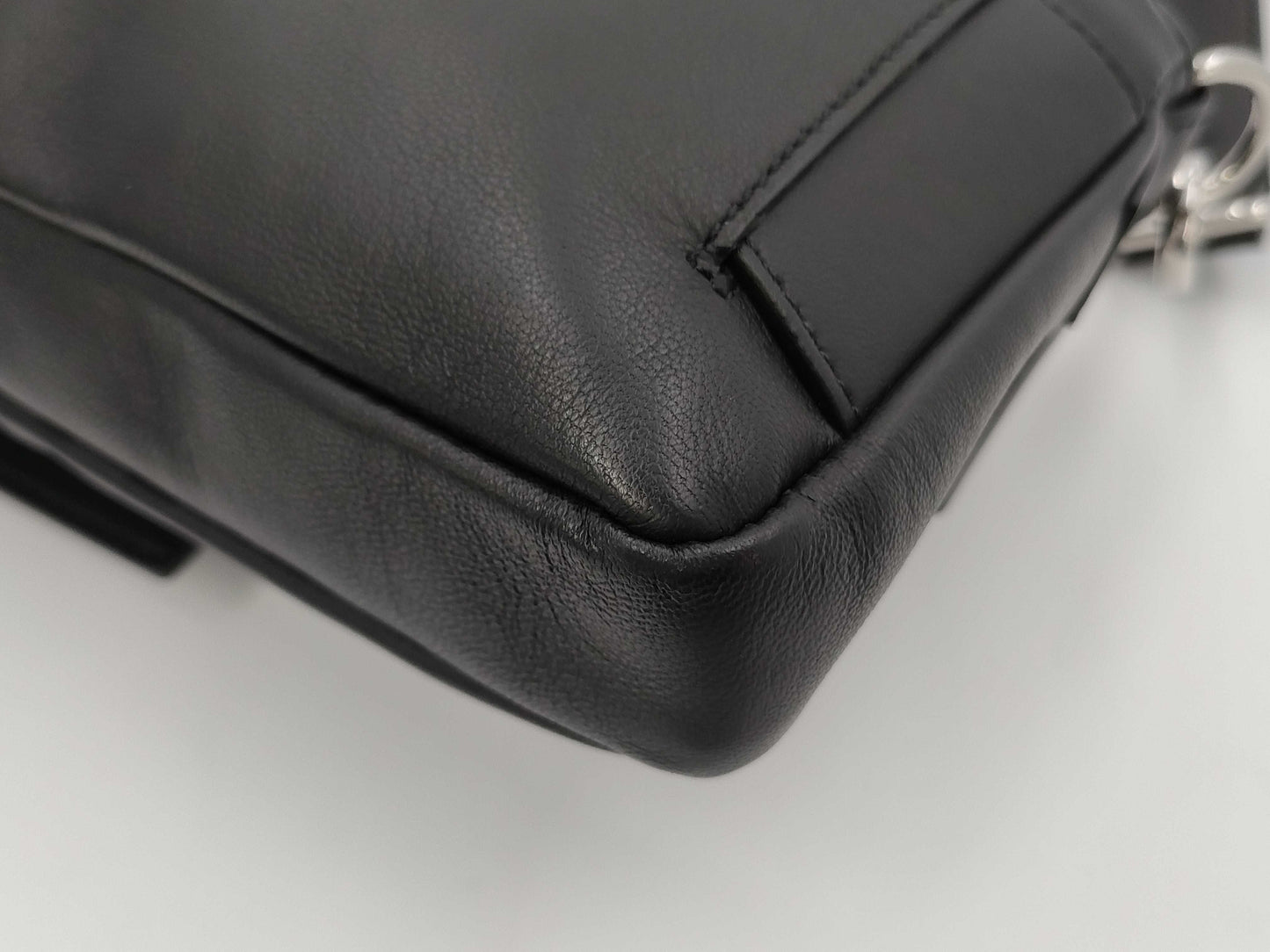 FENDI Zucca Shoulder Bag Leather Shoulder Bag