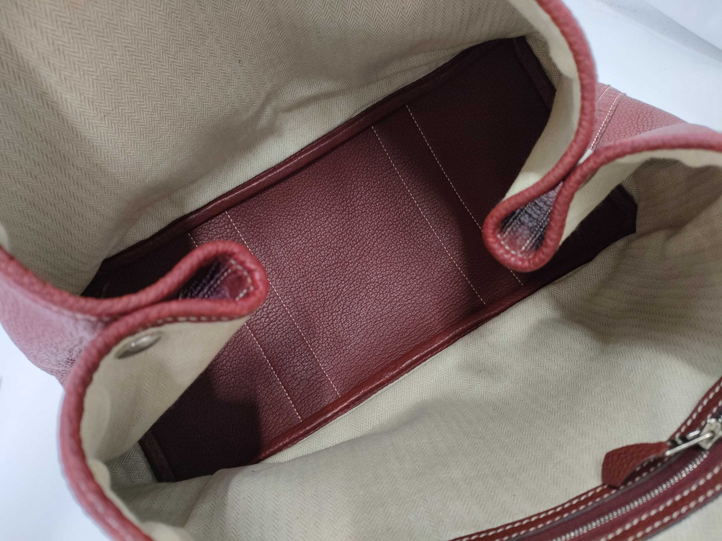 HERMES Garden Party PM Tote Bag Leather Tote Bag