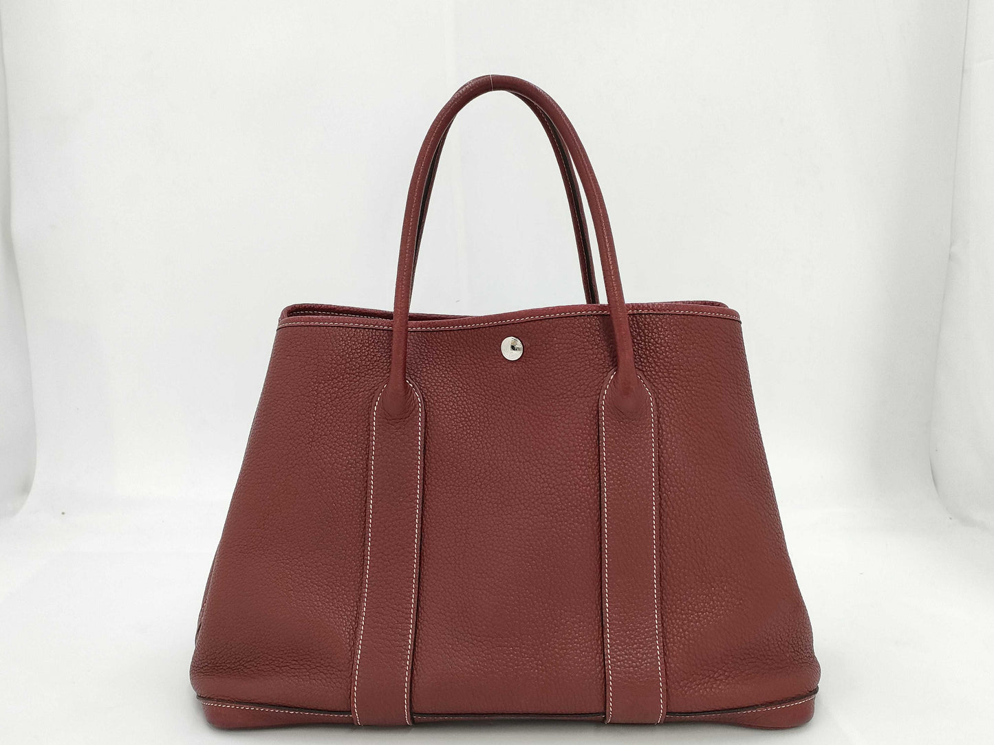 HERMES Garden Party PM Tote Bag Leather Tote Bag