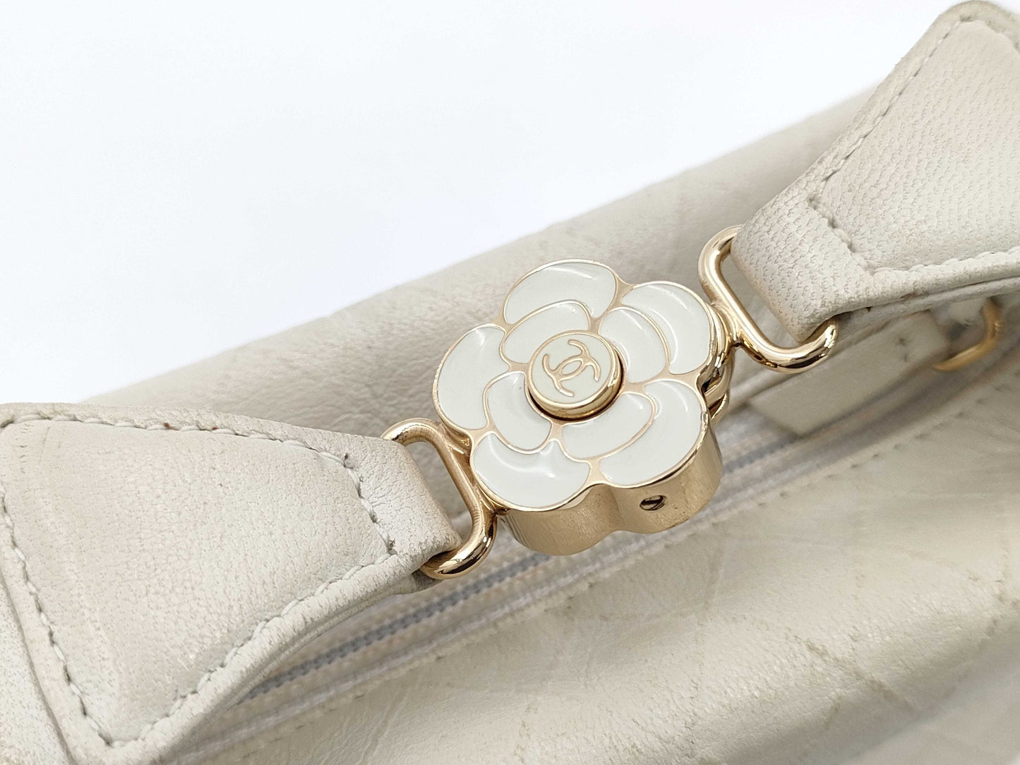 CHANEL Bicolore Pouch Lambskin Pouch