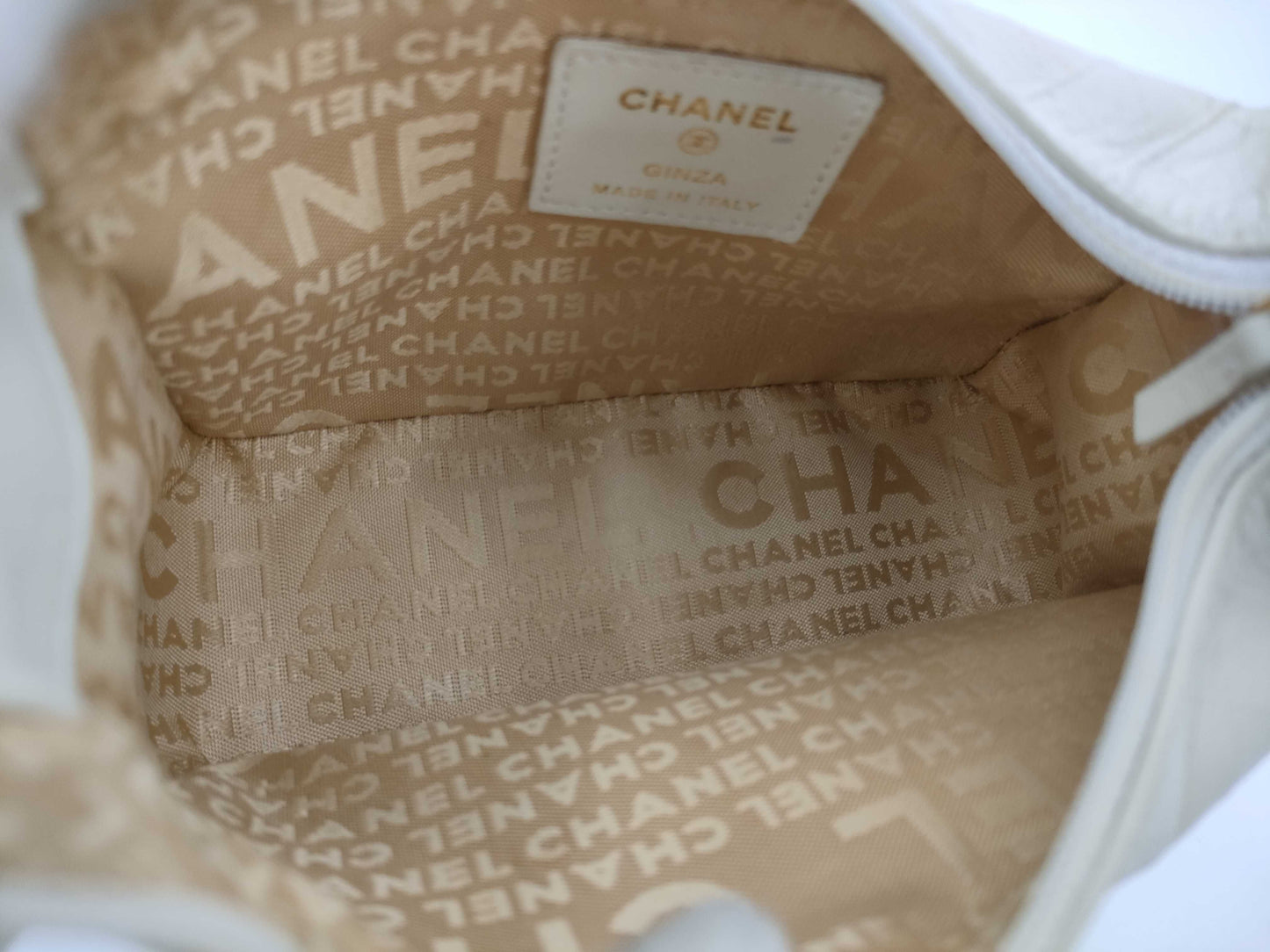 CHANEL Bicolore Pouch Lambskin Pouch