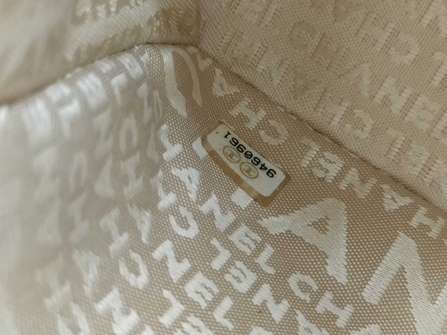 CHANEL Bicolore Pouch Lambskin Pouch