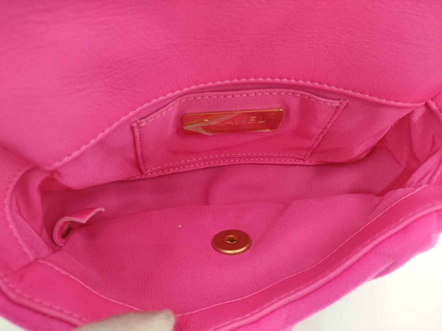 CHANEL Pink Jersey Waist Pouch