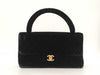 CHANEL Velvet Black Handbag