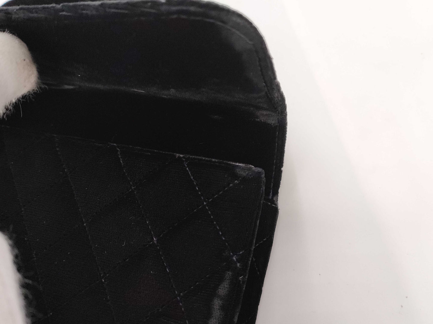 CHANEL Velvet Black Handbag