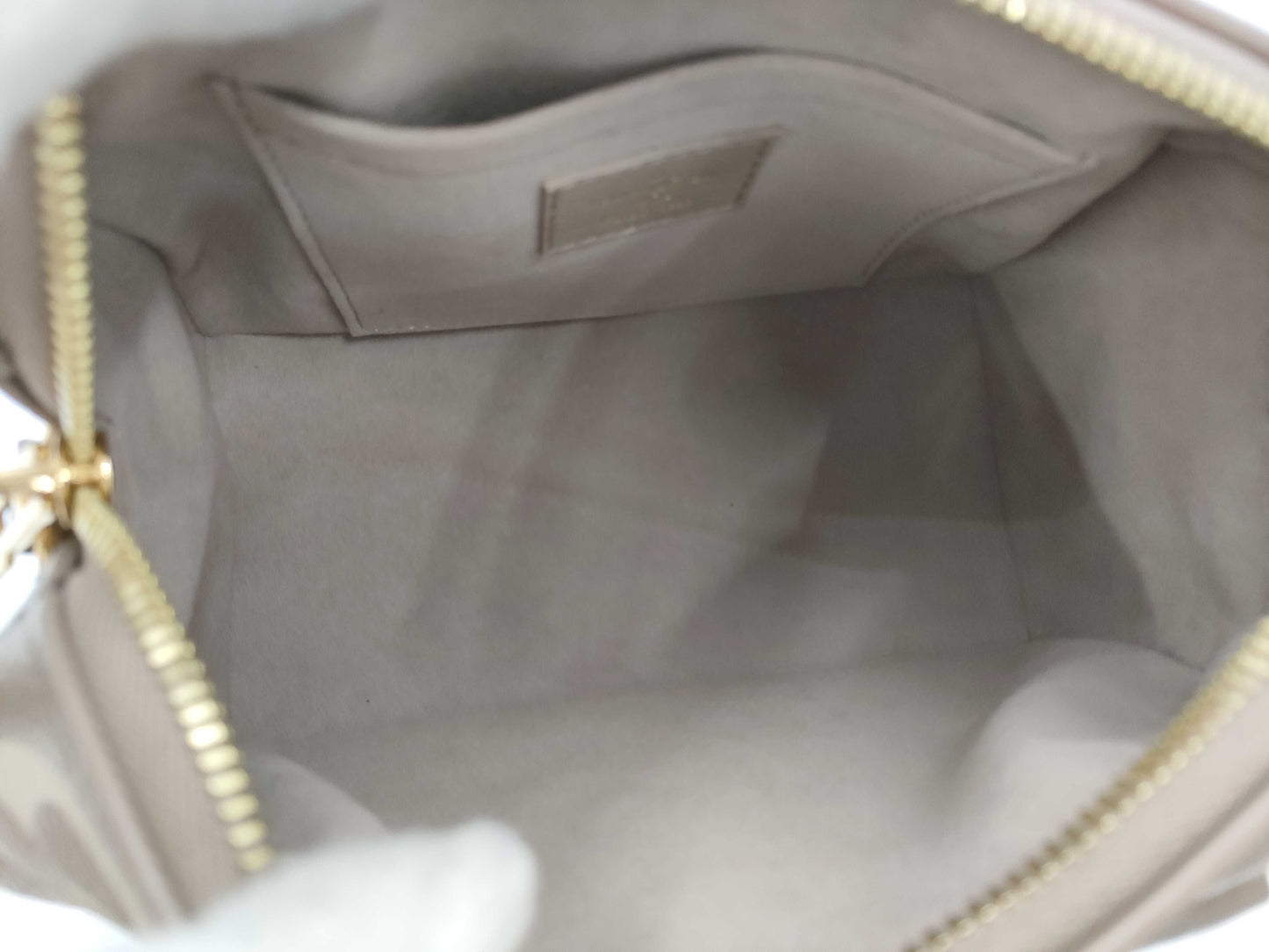 CHANEL Monogram Empreinte Speedy Bandouliere 20 Handbag Handbag