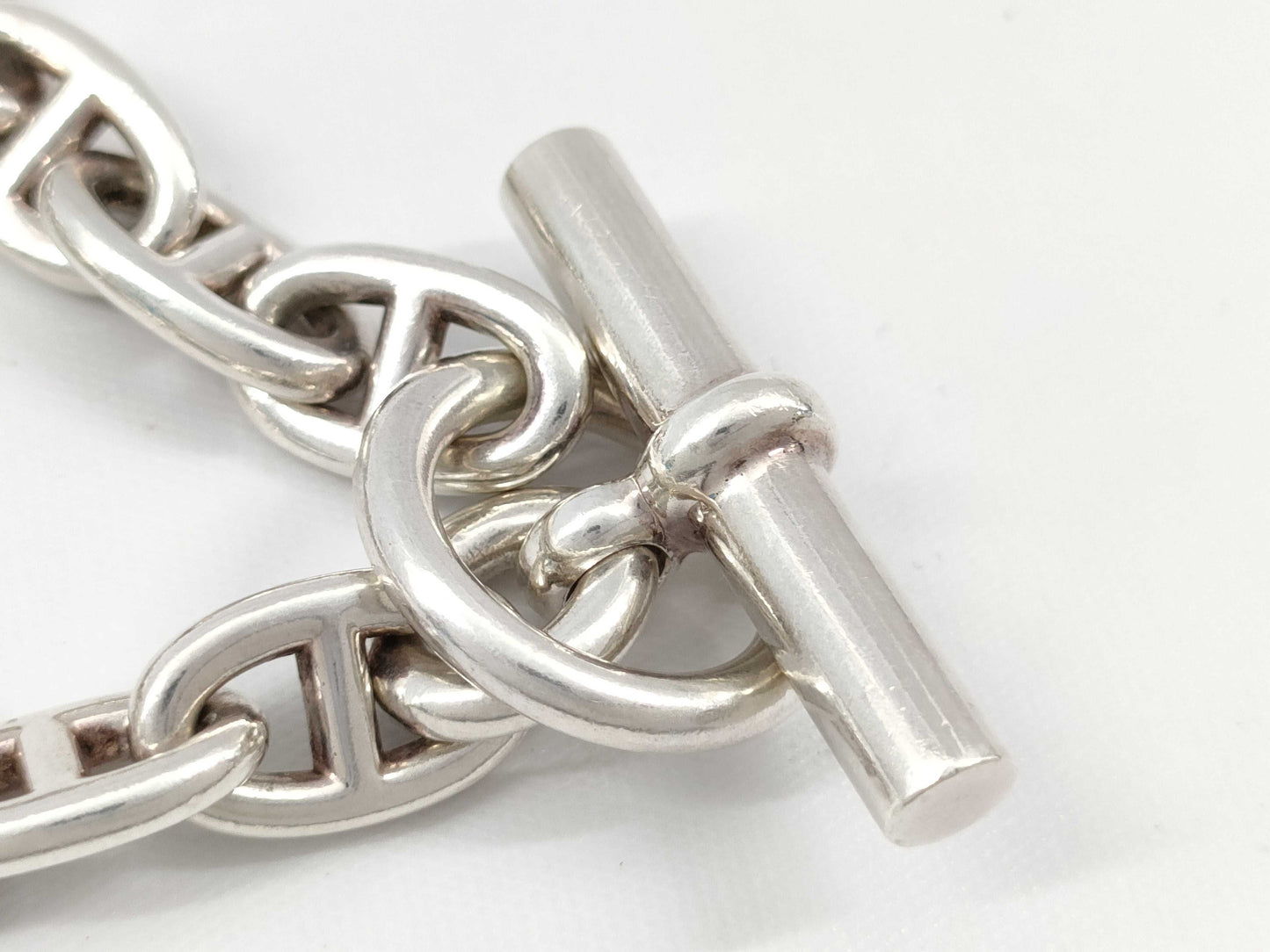 HERMES Chaine d'Ancre Bracelet/Bangle 51.1g/Ag950 Bracelet/Bangle
