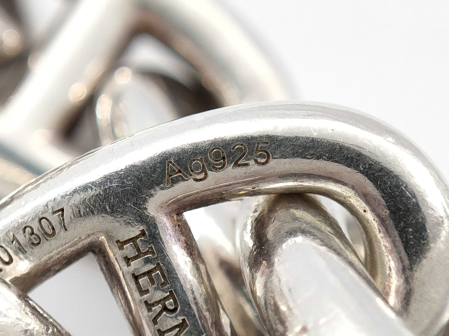 HERMES Chaine d'Ancre Bracelet/Bangle 51.1g/Ag950 Bracelet/Bangle