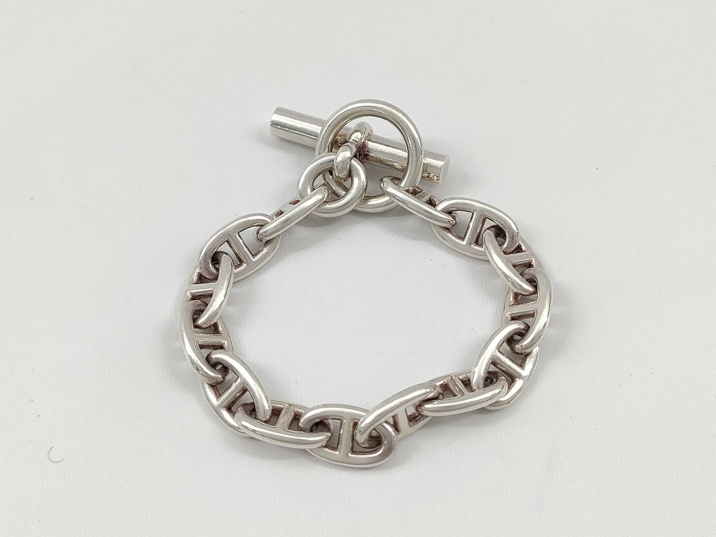 HERMES Chaine d'Ancre Bracelet/Bangle 51.1g/Ag950 Bracelet/Bangle