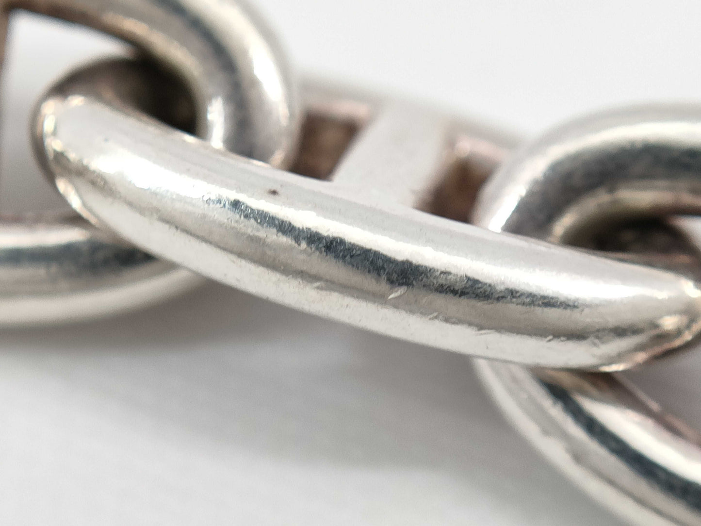 HERMES Chaine d'Ancre Bracelet/Bangle 51.1g/Ag950 Bracelet/Bangle