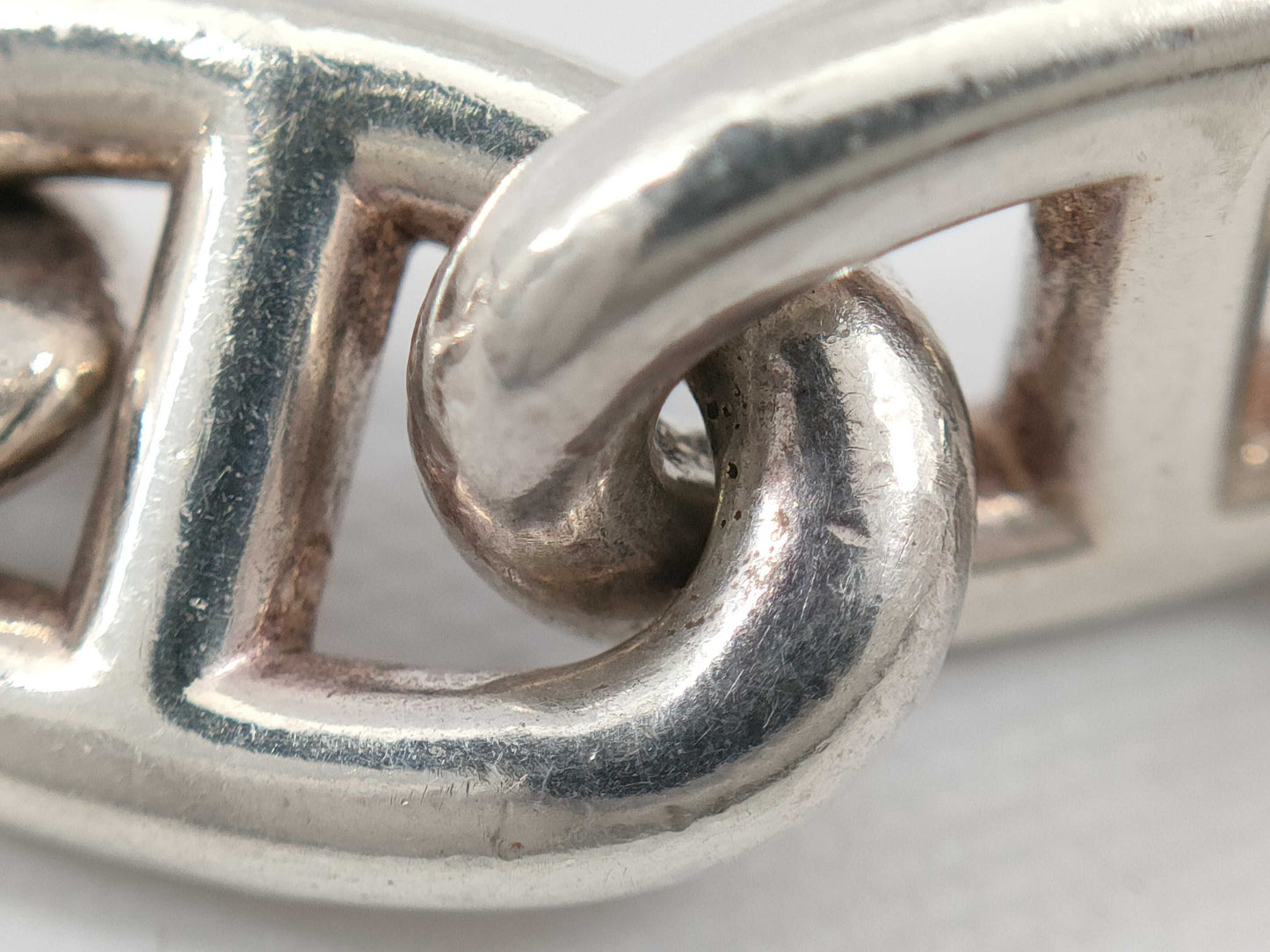 HERMES Chaine d'Ancre Bracelet/Bangle 51.1g/Ag950 Bracelet/Bangle