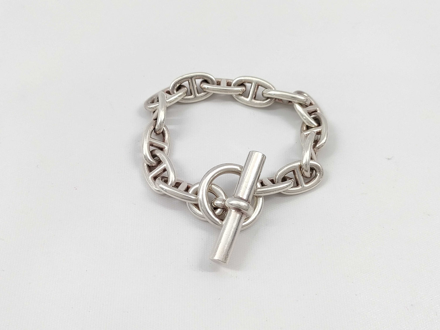 HERMES Chaine d'Ancre Bracelet/Bangle 51.1g/Ag950 Bracelet/Bangle