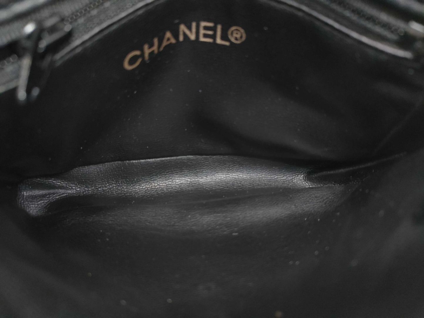 CHANEL Bicolore Lambskin Waist Bag