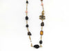 CHANEL Coco Color Stone Gold Long Necklace 11A Necklace