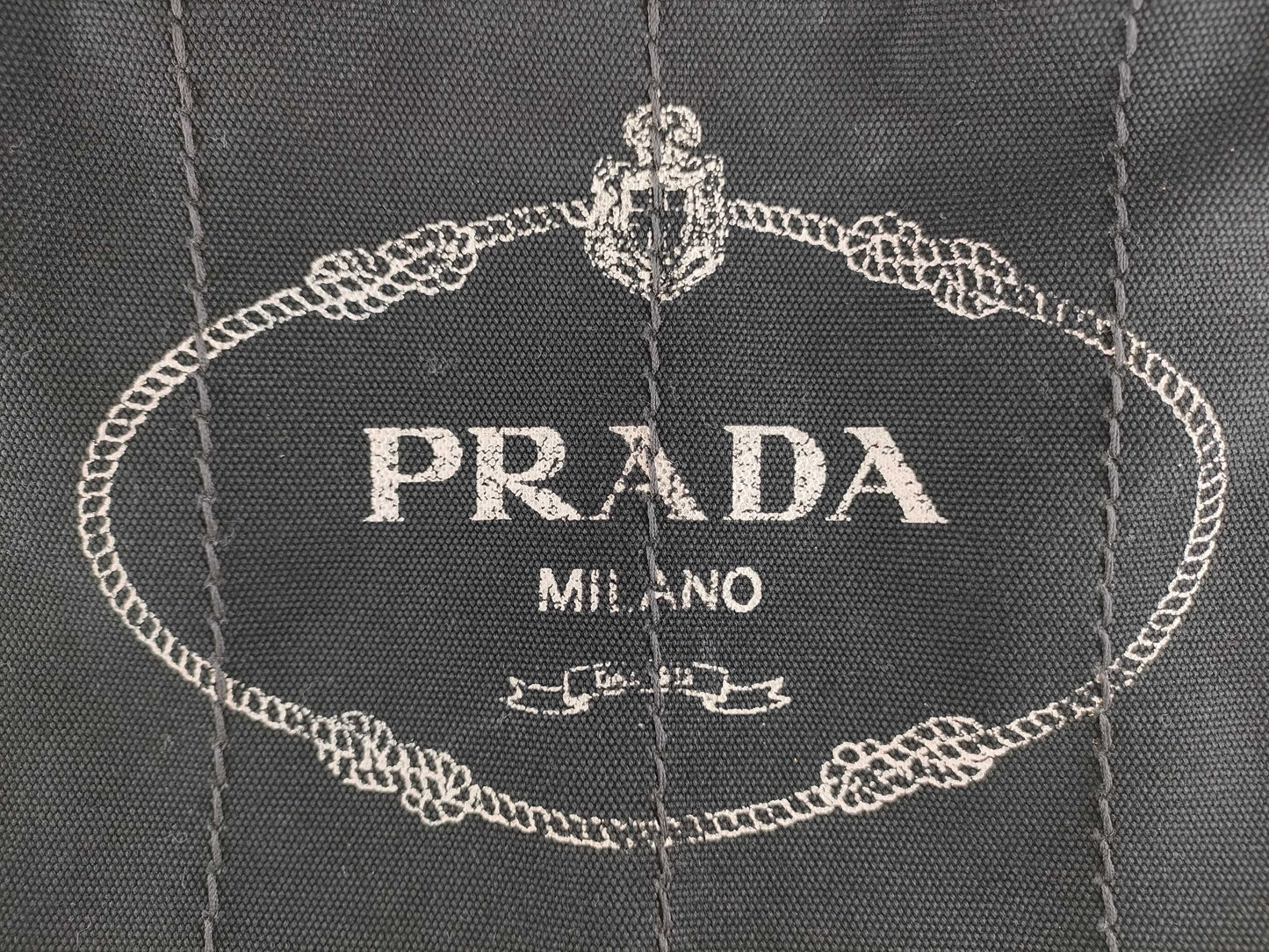 PRADA Prada Canapa 2-way handbag with shoulder strap and tote bag