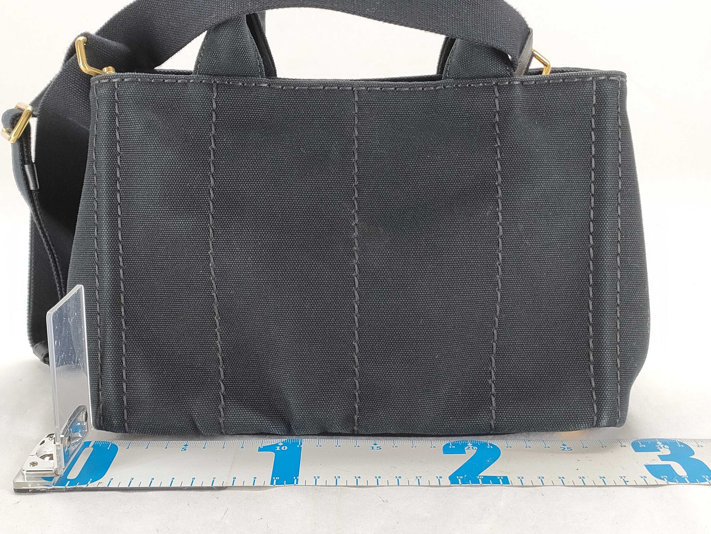 PRADA Prada Canapa 2-way handbag with shoulder strap and tote bag