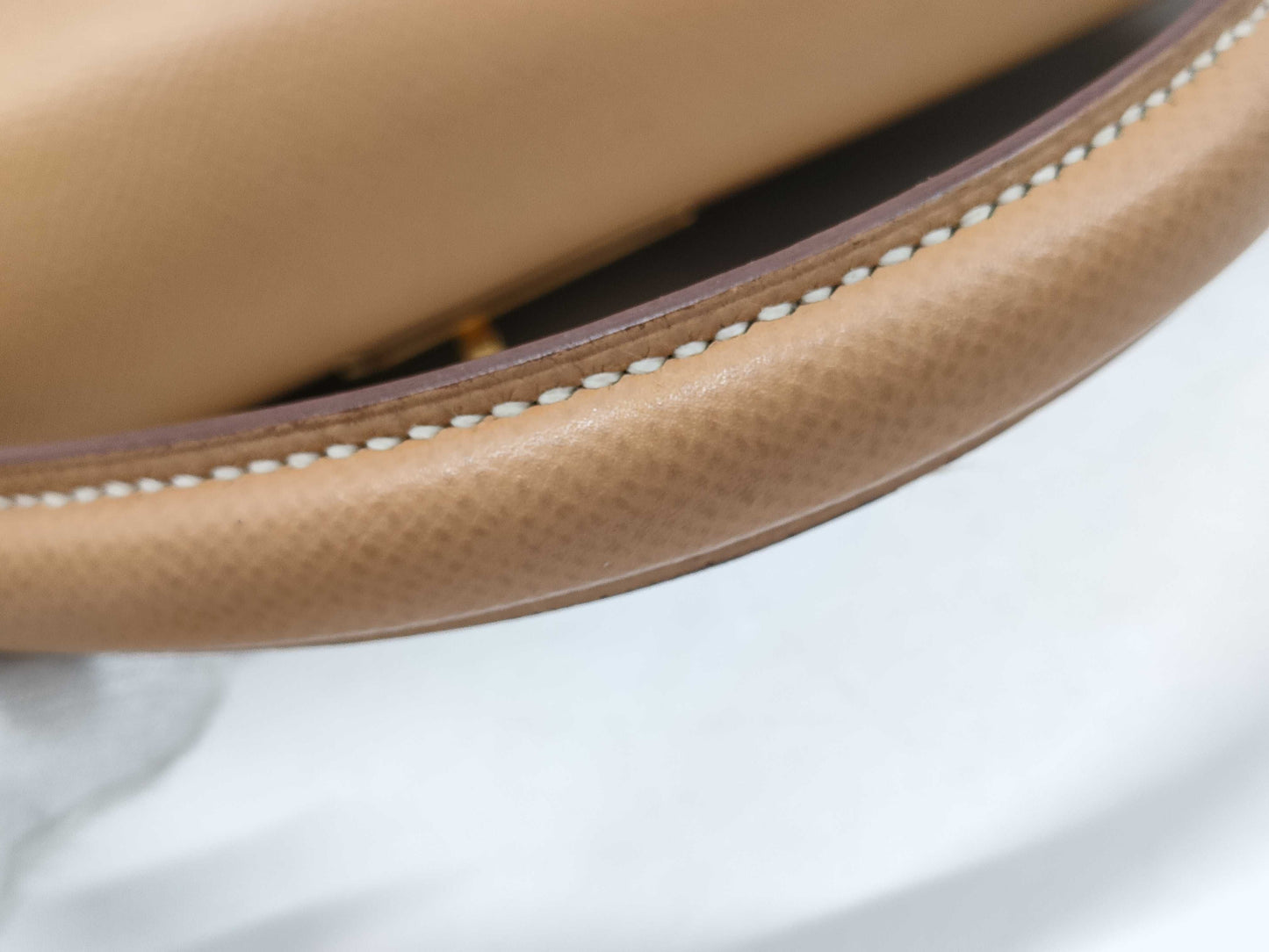 HERMES Kelly 32 Couchvel Natural Y〇 Stamp Accessories: Shoulder strap, padlock, clochette, dust bag Handbag