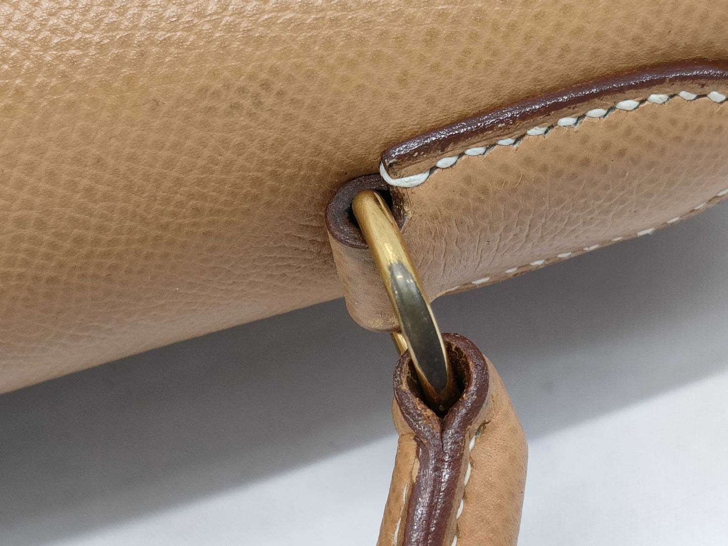 HERMES Kelly 32 Couchvel Natural Y〇 Stamp Accessories: Shoulder strap, padlock, clochette, dust bag Handbag