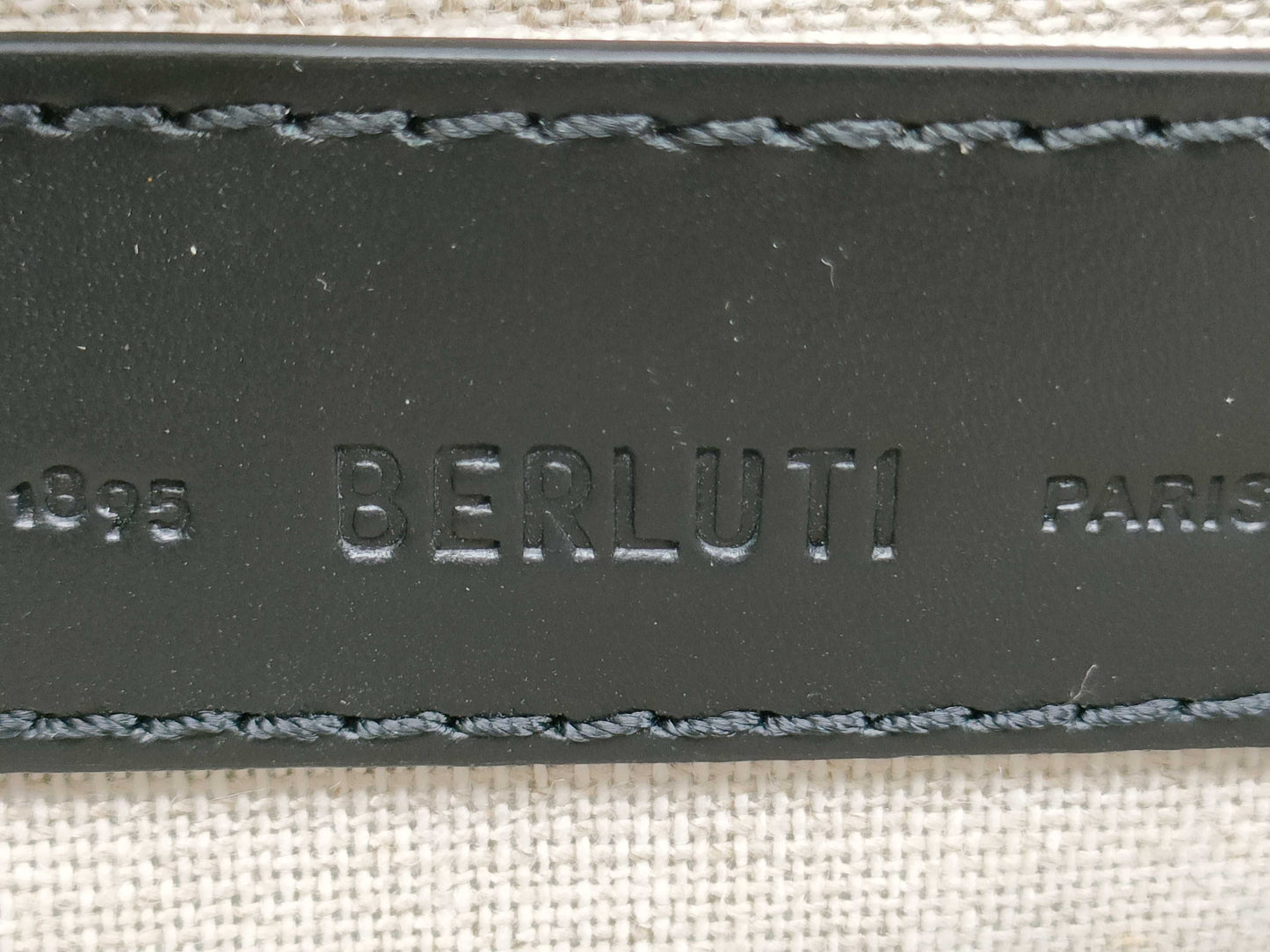 Berluti Calligraphy Toujours 2-Way Handbag Accessories: Dust bag, Shoulder strap Handbag