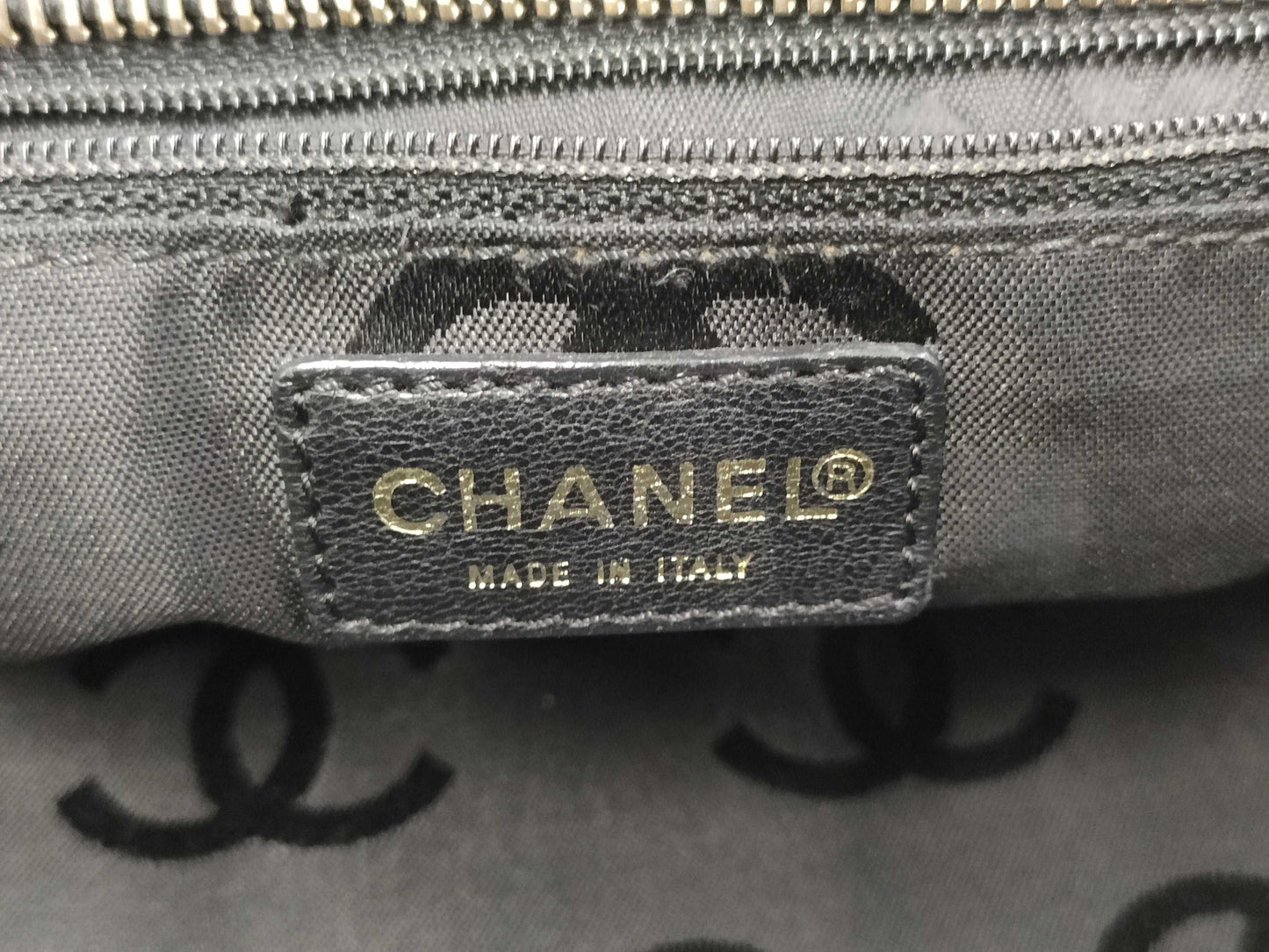 CHANEL Leather Coco Mark Shoulder Bag Handbag