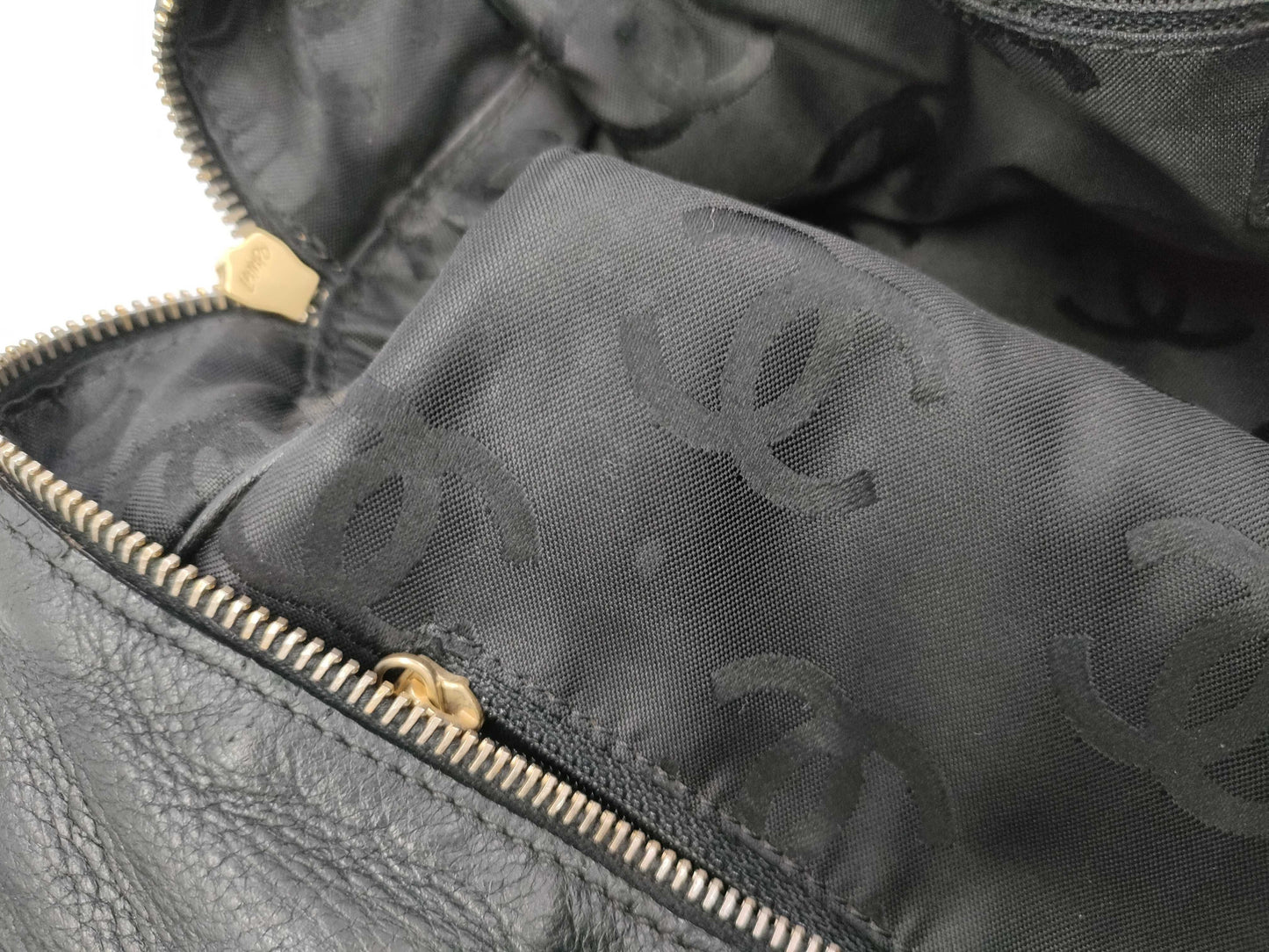 CHANEL Leather Coco Mark Shoulder Bag Handbag
