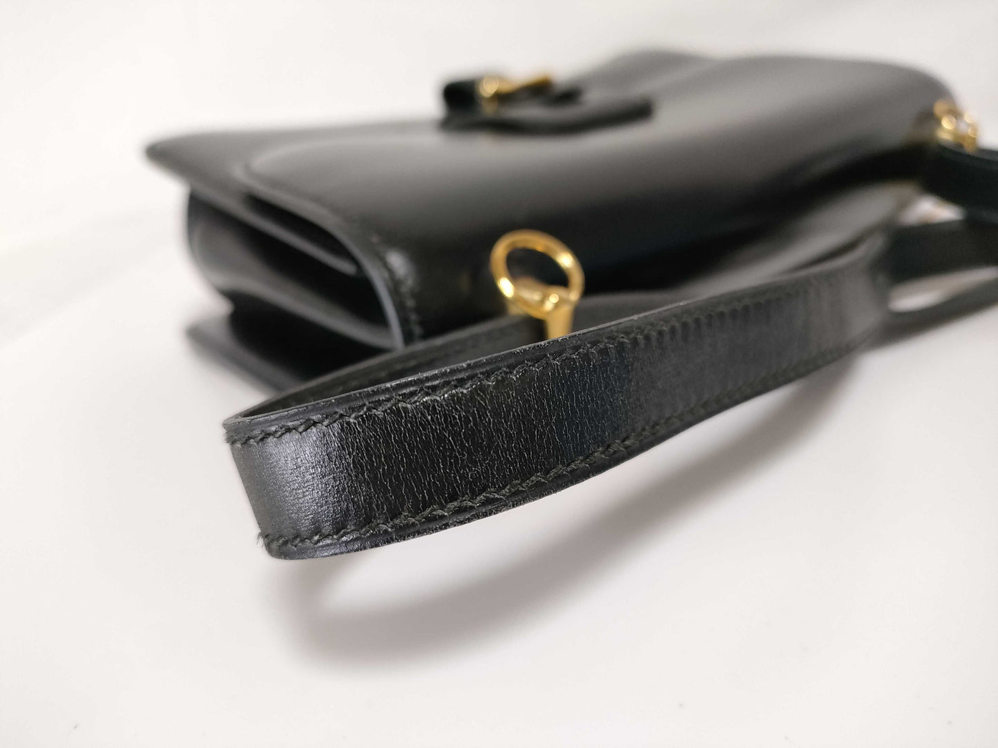 HERMES Dolly Box Calf Shoulder Bag