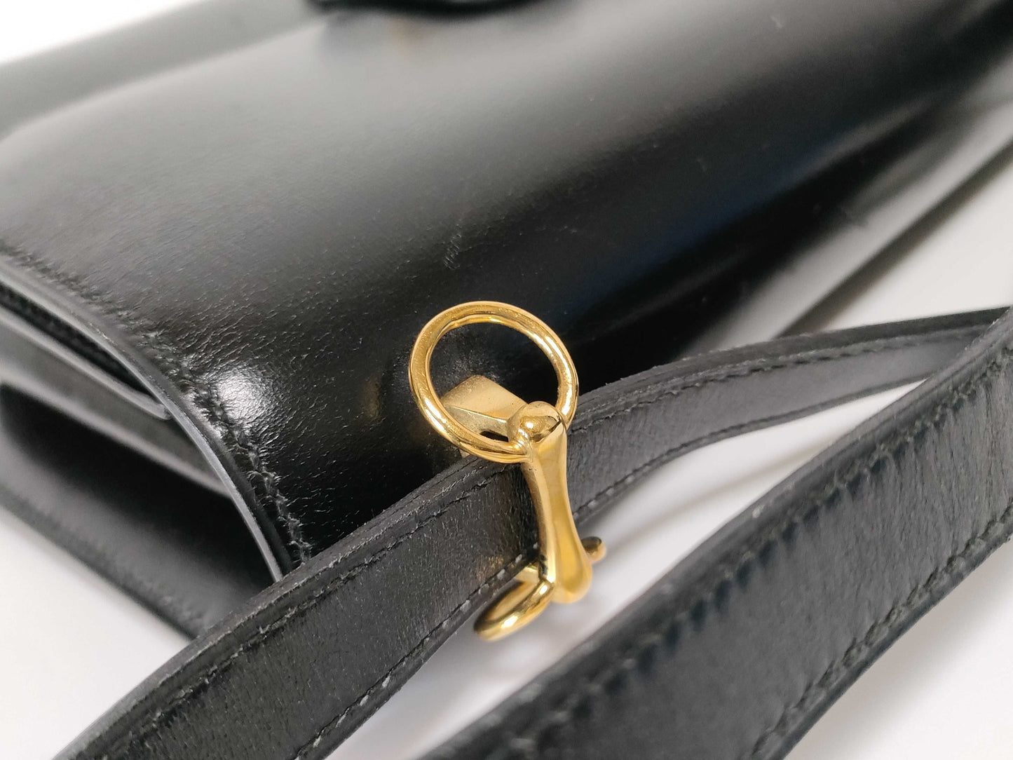 HERMES Dolly Box Calf Shoulder Bag